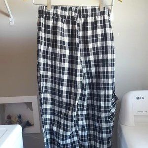 Black and White Romwe Women's Cargo Pants